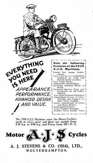 A.J.Stephens advert